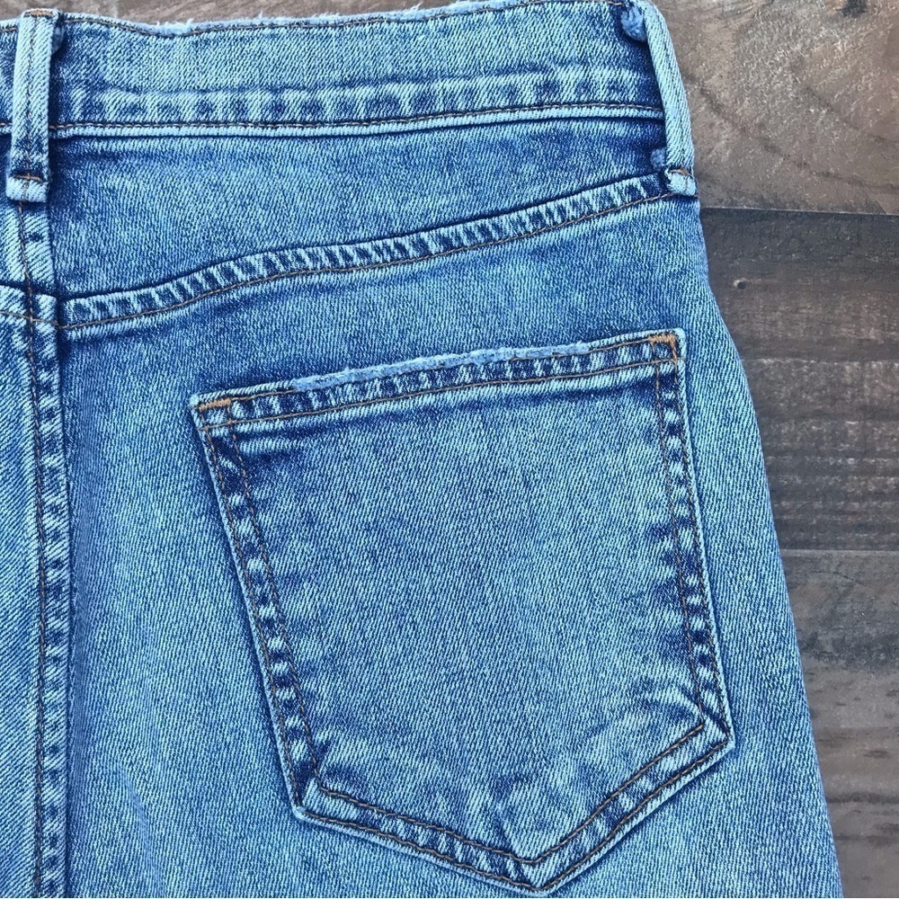 RAG & BONE High Rise Straight Leg Light Stone Wash Jeans Size 26 Zipper Fly - Picture 5 of 13